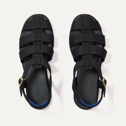 The Fisherman Sandal in Black | Rothys Women