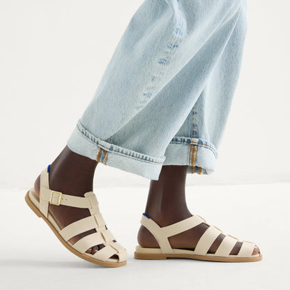 The Fisherman Sandal in Coconut | Rothys Women
