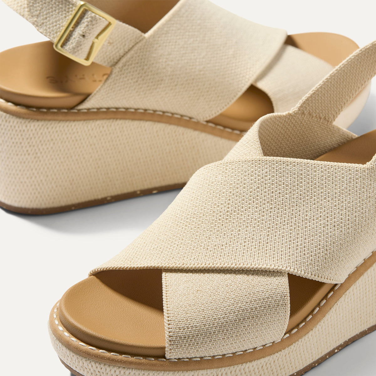 The Wedge in White Sand | Rothys Women
