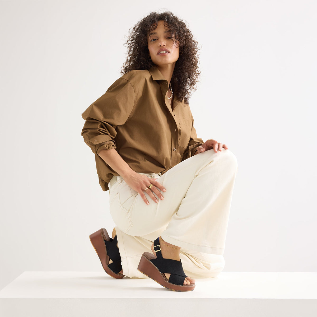 The Wedge in Black | Rothys Women