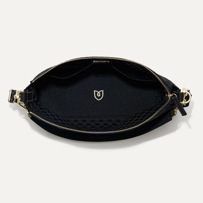 The Daily Crossbody in Black Sand | Rothys Women|Bags
