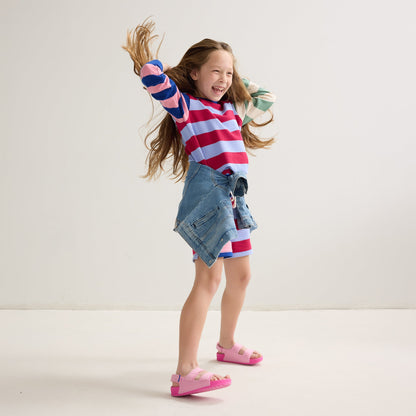 The Kids Double Strap Sandal in Tutu | Rothys Women|Kids|New