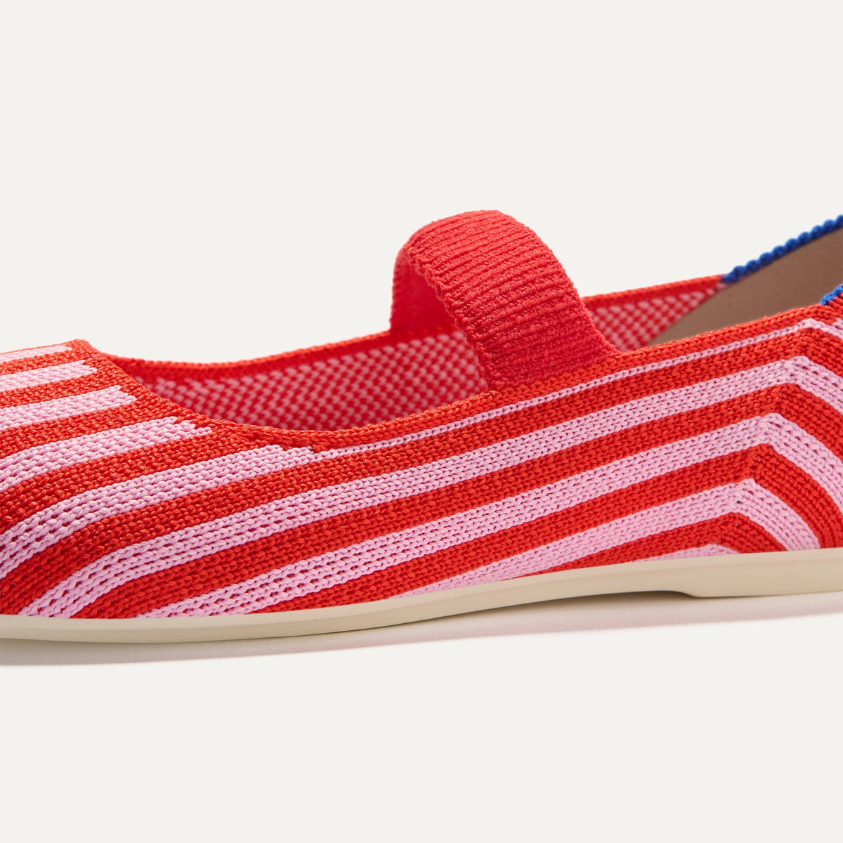 The Kids Mary Jane in Cherry Stripe | Rothys Women|Kids|New