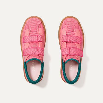 The Kids Strap Sneaker in Watermelon | Rothys Women|Kids|New