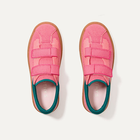 The Kids Strap Sneaker in Watermelon | Rothys Women|Kids|New