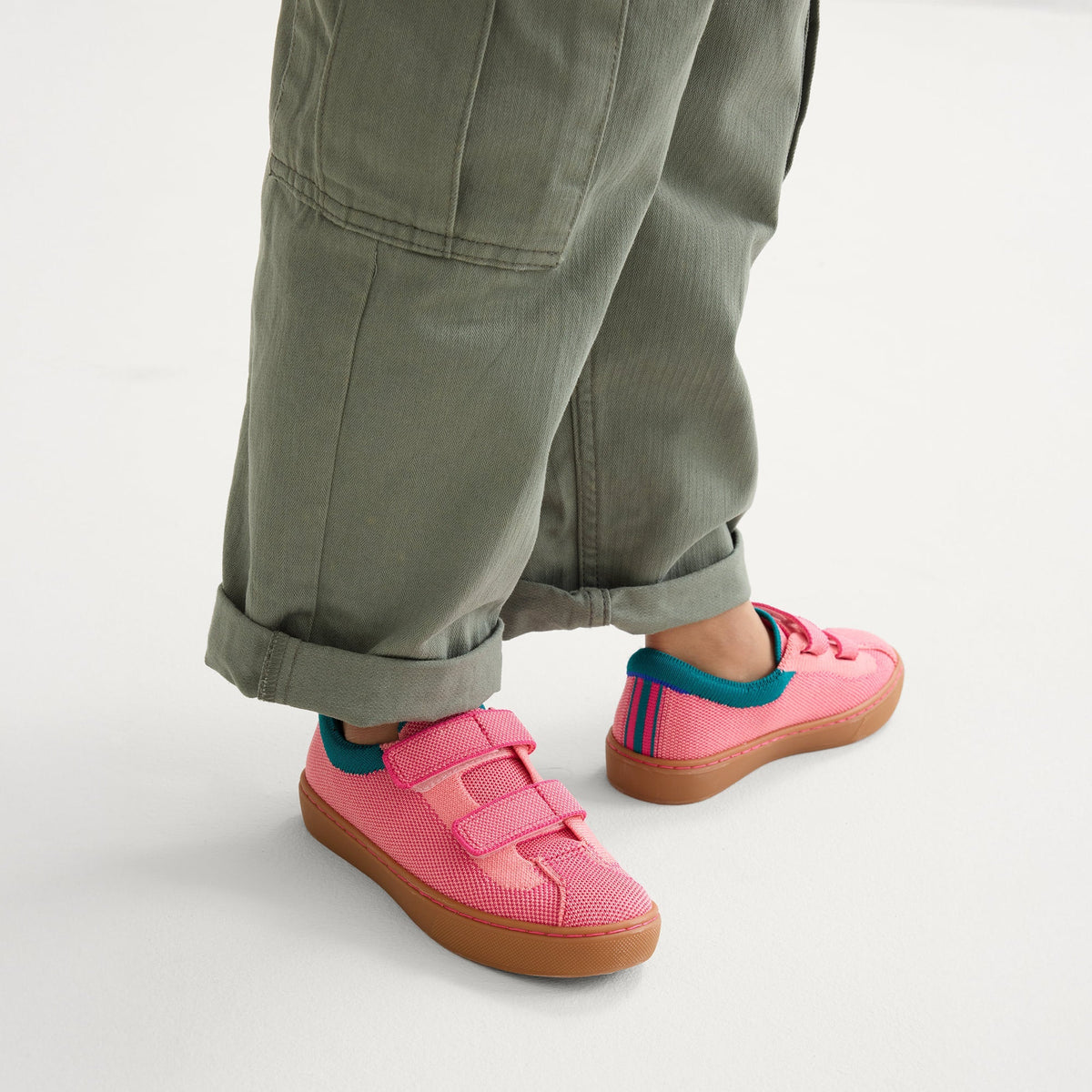 The Kids Strap Sneaker in Watermelon | Rothys Women|Kids|New