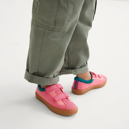 The Kids Strap Sneaker in Watermelon | Rothys Women|Kids|New