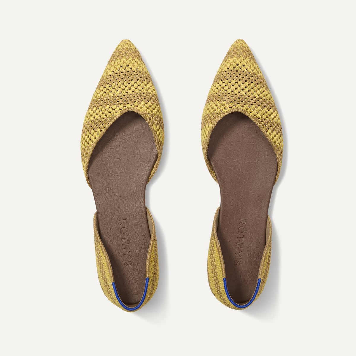The D'Orsay Point in Daffodil Stripe | Rothys Women