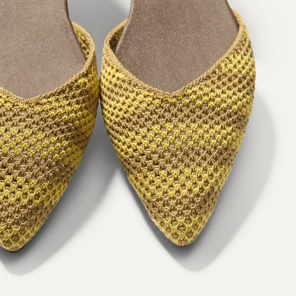 The D'Orsay Point in Daffodil Stripe | Rothys Women