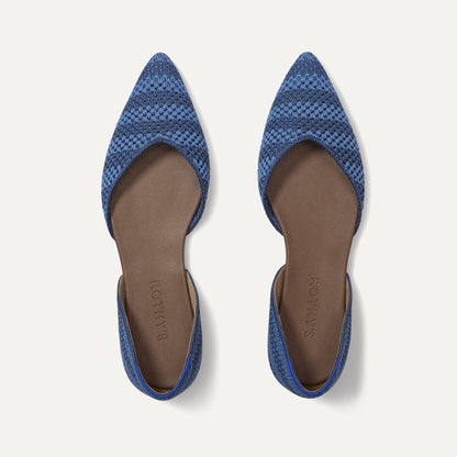 The D'Orsay Point in Sea Stripe | Rothys Women