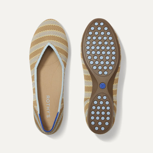 The Daily Flat in Terra Stripe | Rothys Women|Men
