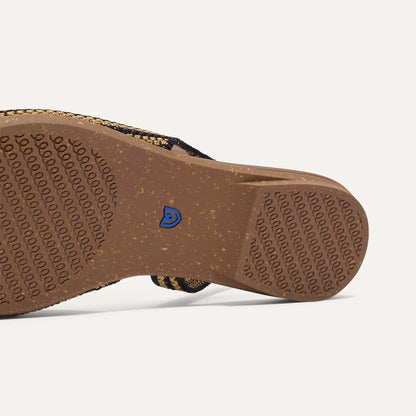 The Almond Slingback in Butterscotch Stripe | Rothys Women