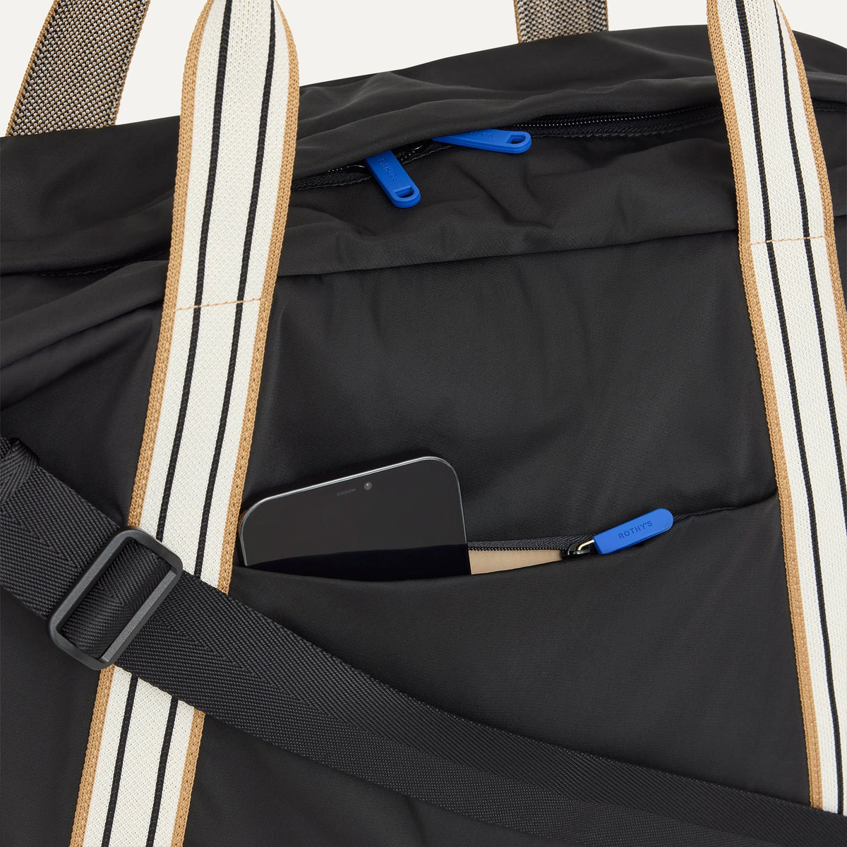 Lightweight Travel Duffel Bag in Ink | Rothys Women|Bags