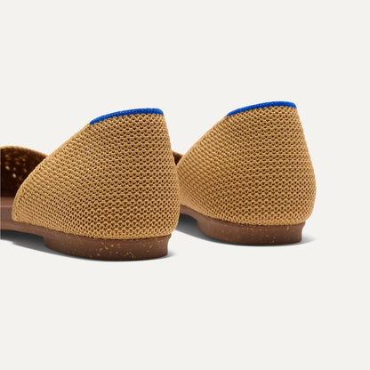 The D'Orsay Point in Camel Crochet | Rothys Women