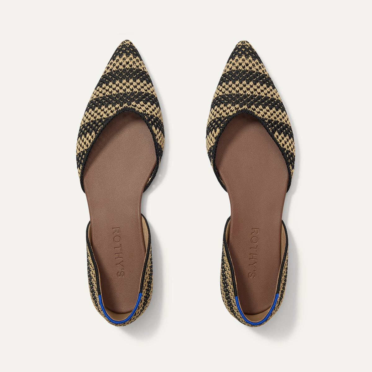 The D'Orsay Point in Shortbread Stripe | Rothys Women