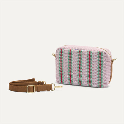 The Crossbody Camera Bag in Watermelon Market Stripe | Rothys Women|Bags