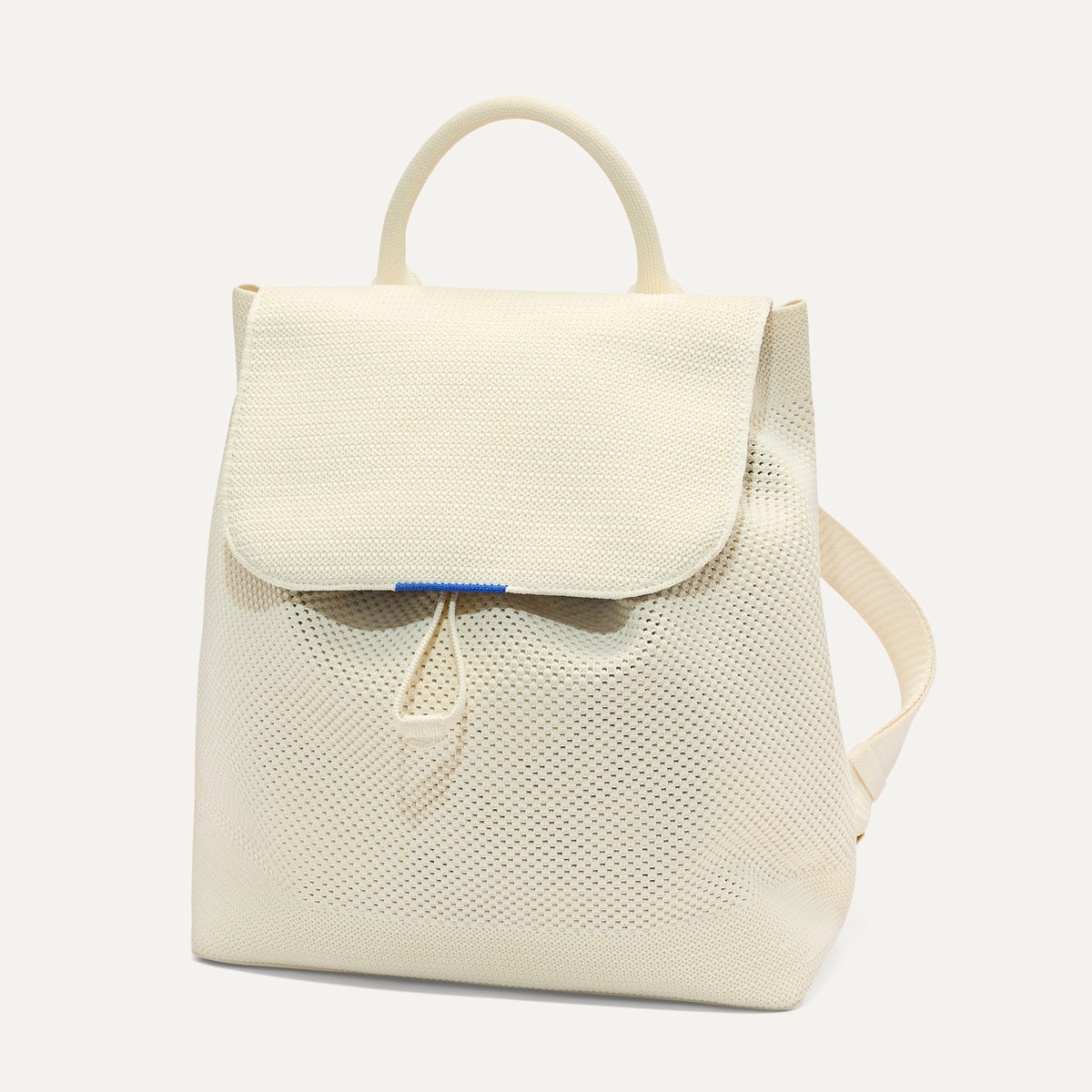 The Cinch Backpack in Coconut Crochet | Rothys Women|Bags