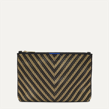 The Convertible Clutch in Toffee Chevron | Rothys Women|Bags
