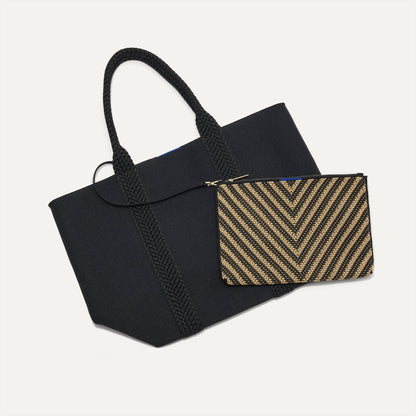 The Convertible Clutch in Toffee Chevron | Rothys Women|Bags