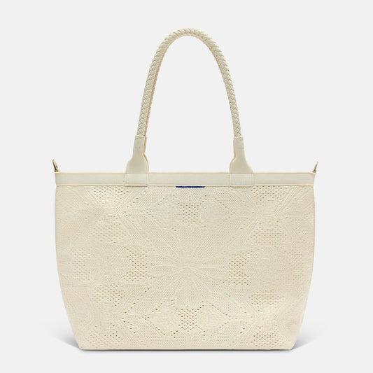 The Lightweight Zipper Tote in Moonflower | Rothys Women|Bags