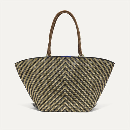 Women's Beach Bag in Toffee Chevron | Rothys Women|Bags