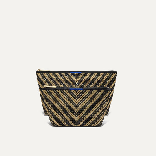 The Travel Pouch Set in Toffee Chevron | Rothys Women|Bags