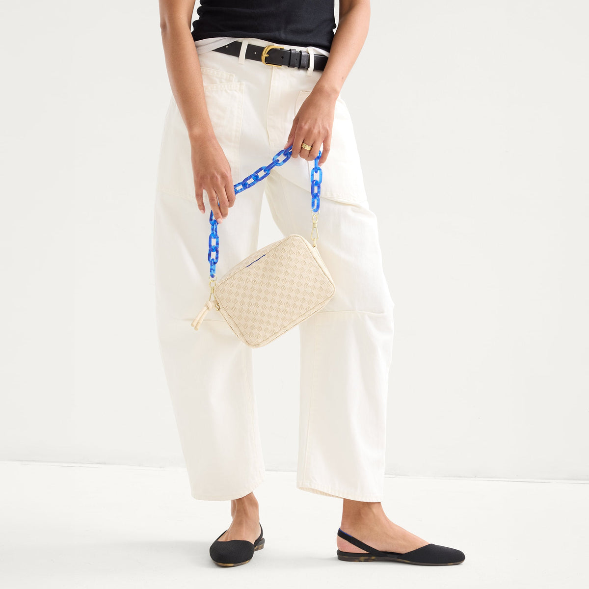 The Shoulder Strap in Cobalt Chain | Rothys Women|Bags