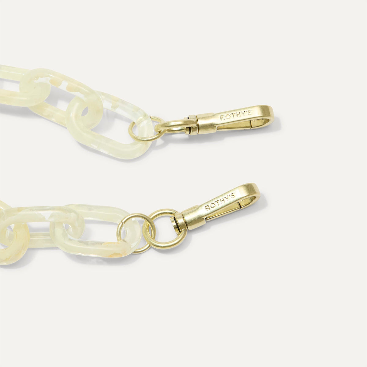 The Shoulder Strap in Opal White Chain | Rothys Women|Bags