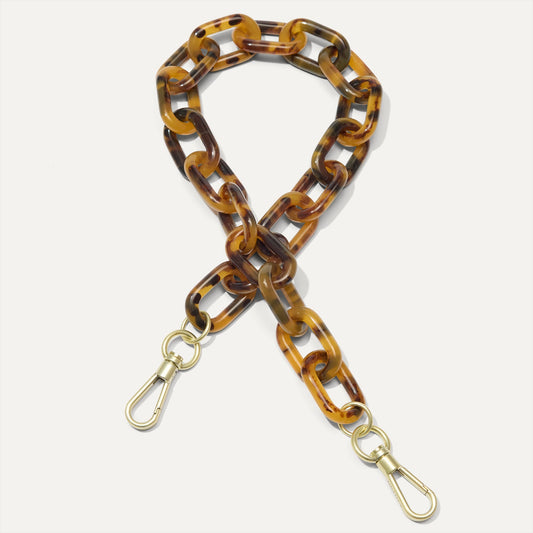 The Shoulder Strap in Tortoise Chain | Rothys Women|Bags
