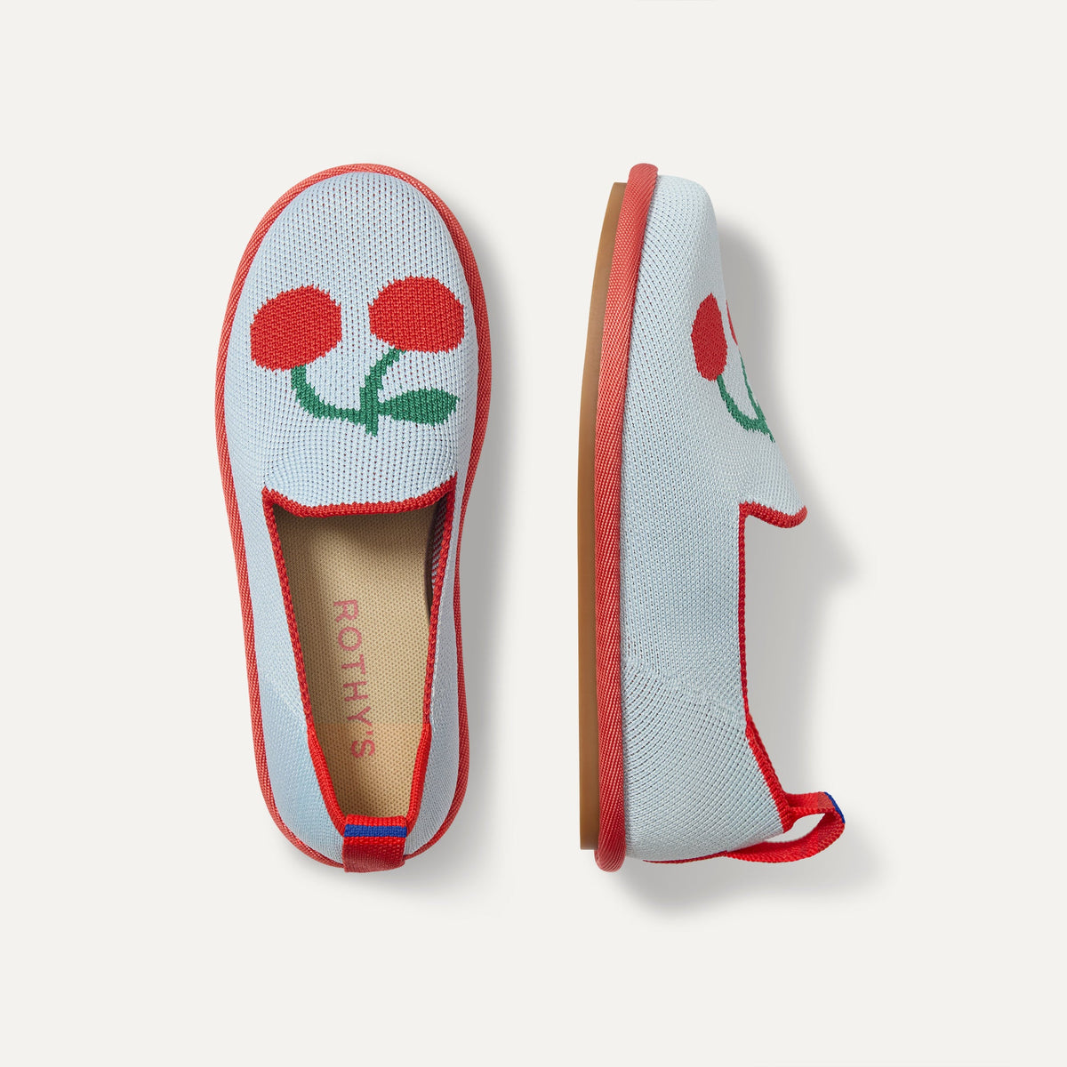 The Mini Loafer in Cherry Blue | Rothys Women|Men|Kids|New