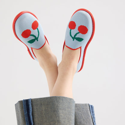 The Mini Loafer in Cherry Blue | Rothys Women|Men|Kids|New