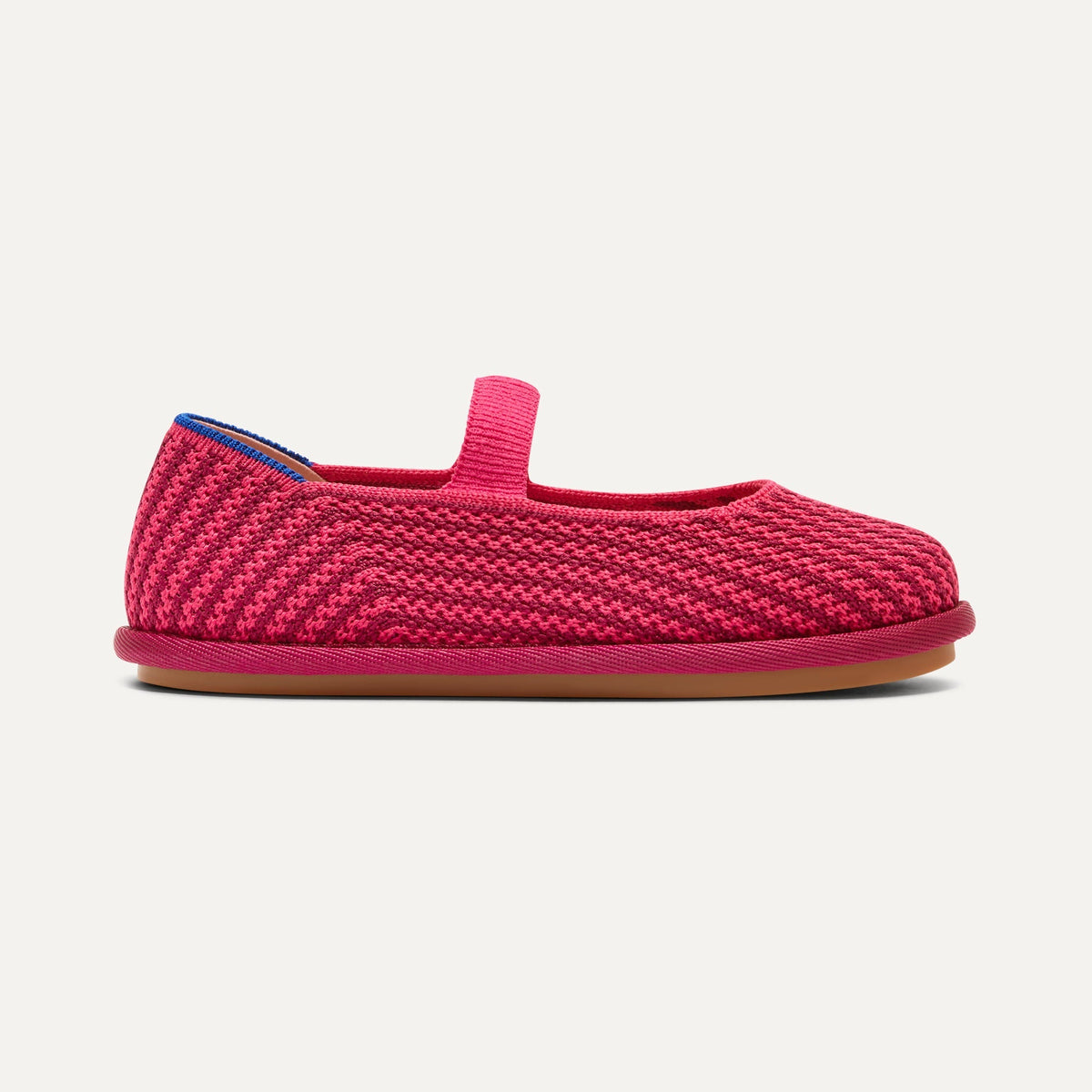 Girls' Mini Mary Jane in Raspberry Stripe | Rothys Women|Men|Kids|New