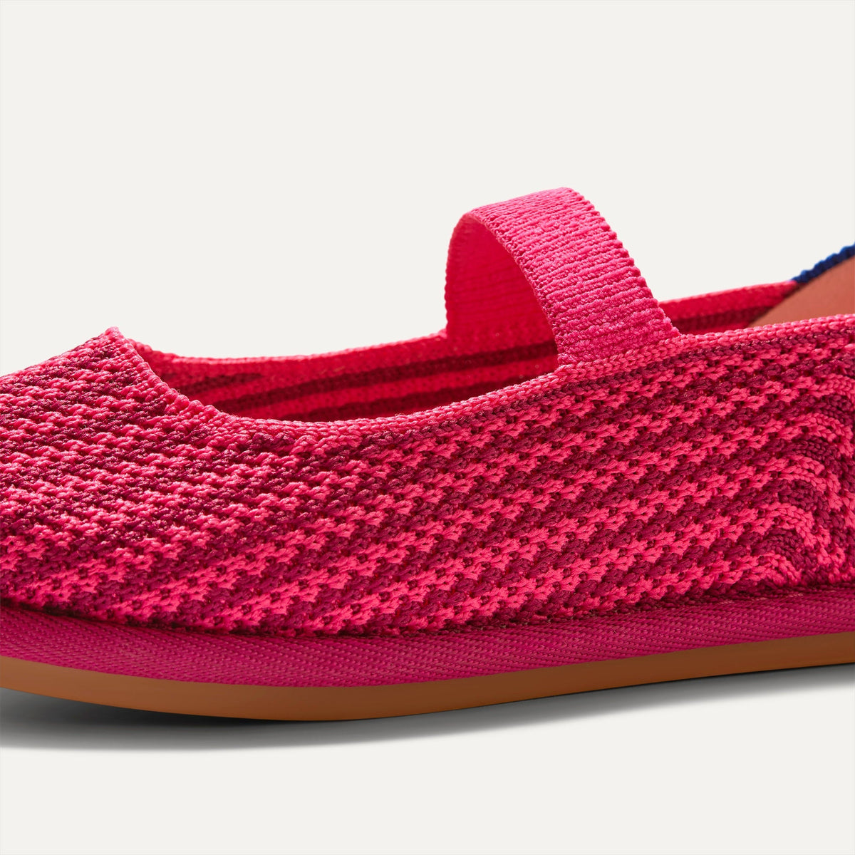 Girls' Mini Mary Jane in Raspberry Stripe | Rothys Women|Men|Kids|New