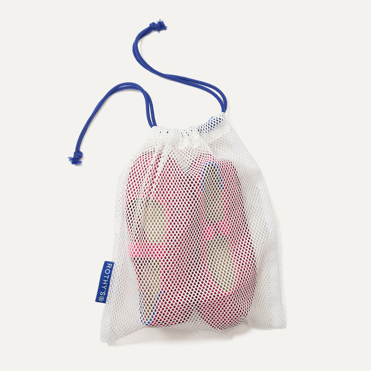 Girls' Mini Mary Jane in Raspberry Stripe | Rothys Women|Men|Kids|New