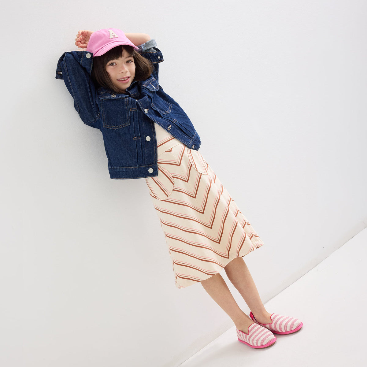 The Mini Loafer in Sorbet Stripe | Rothys Women|Men|Kids|New