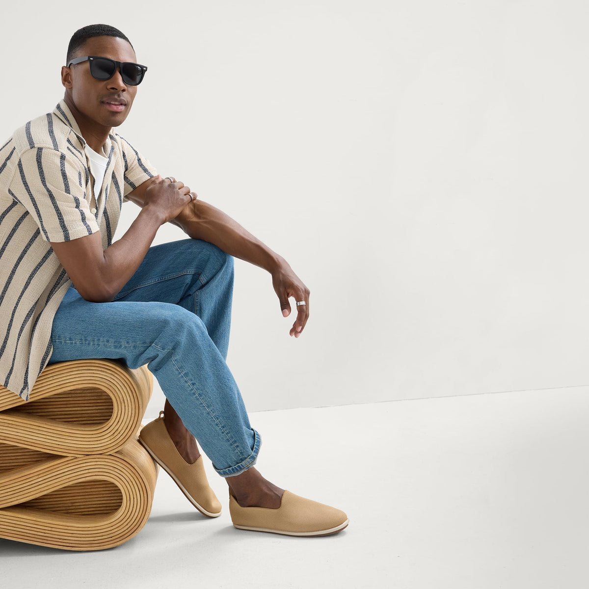 The Men's Cruiser Loafer in Husk | Rothys Women|Men