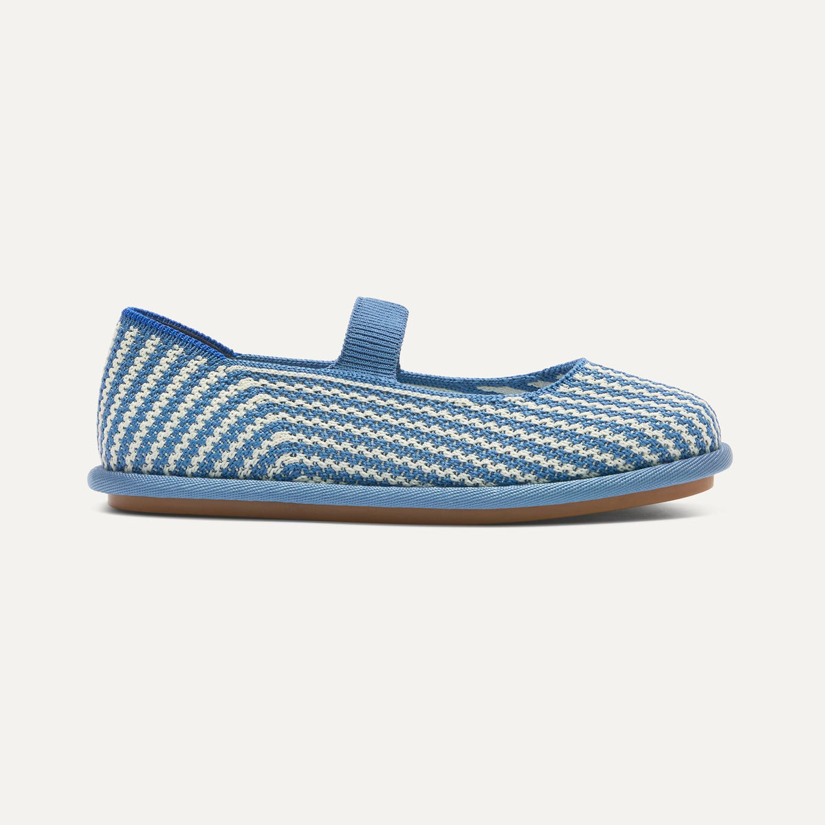 Girls' Mini Mary Jane in Blueberry Stripe | Rothys Women|Men|Kids|New