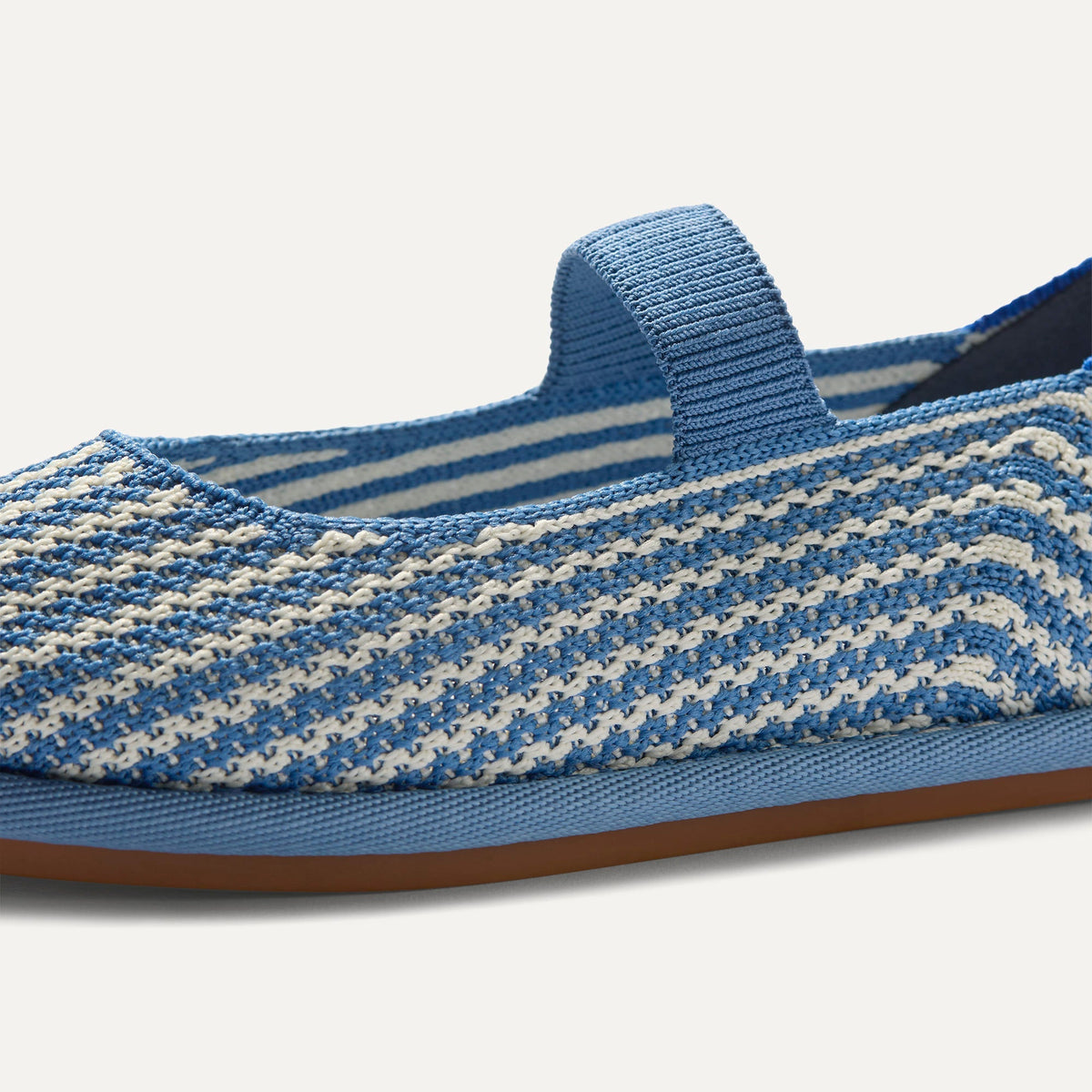Girls' Mini Mary Jane in Blueberry Stripe | Rothys Women|Men|Kids|New