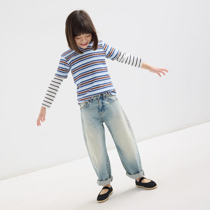 Girls' Mini Mary Jane in Black Raffia-Knit | Rothys Women|Men|Kids|New