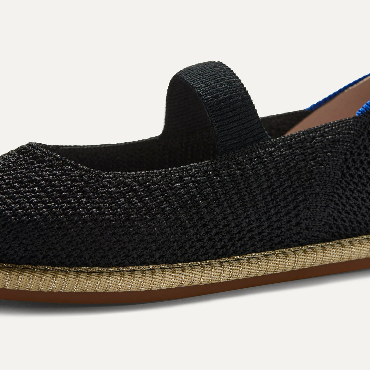 Girls' Mini Mary Jane in Black Raffia-Knit | Rothys Women|Men|Kids|New