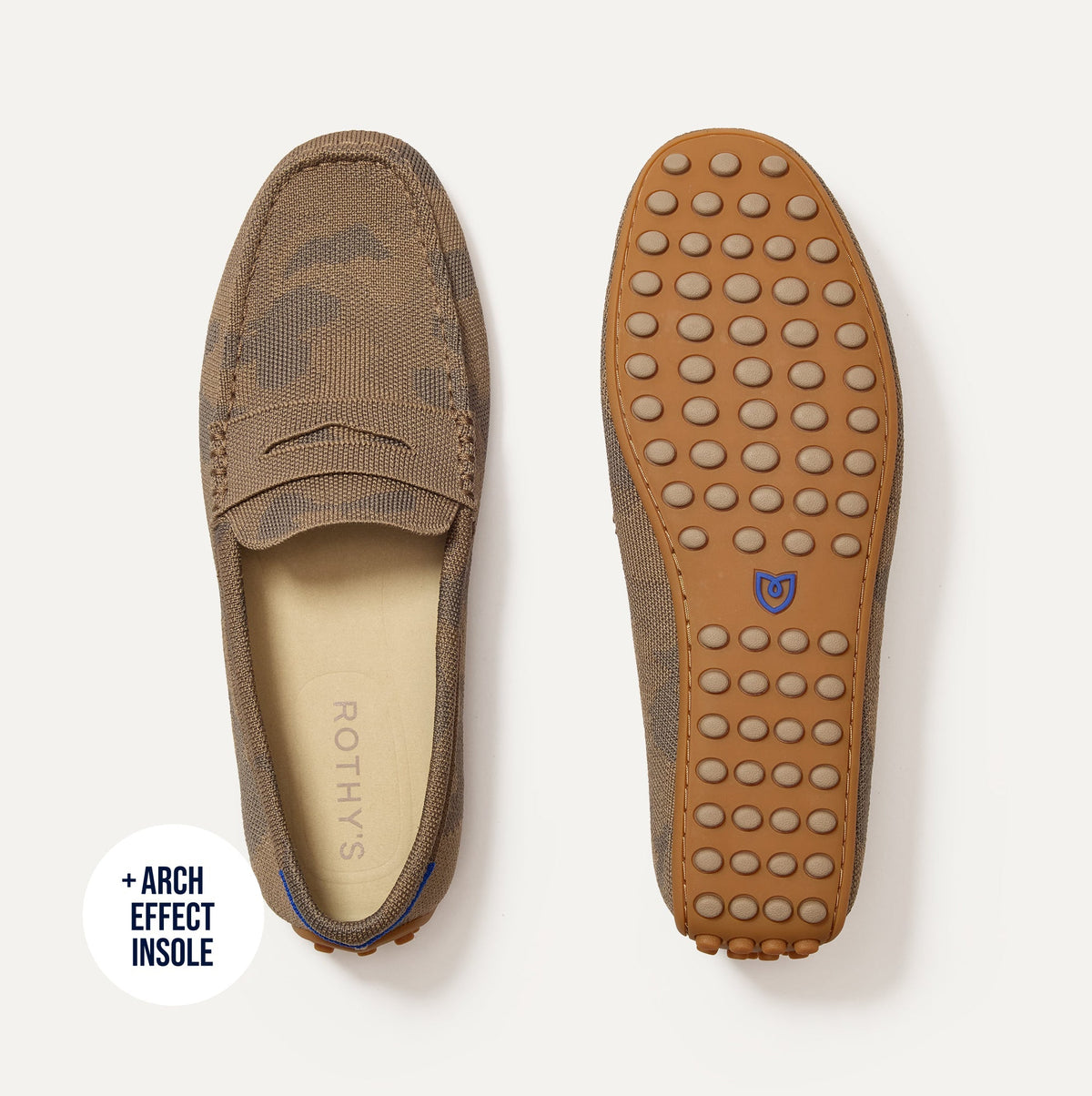 The Men's Daily Driver in Brown Camo | Rothys Women|Men
