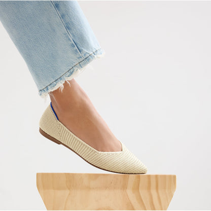 The Point II in Marzipan Woven | Rothys Women