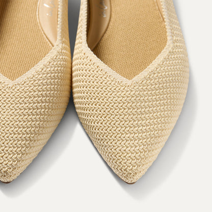 The Point II in Marzipan Woven | Rothys Women