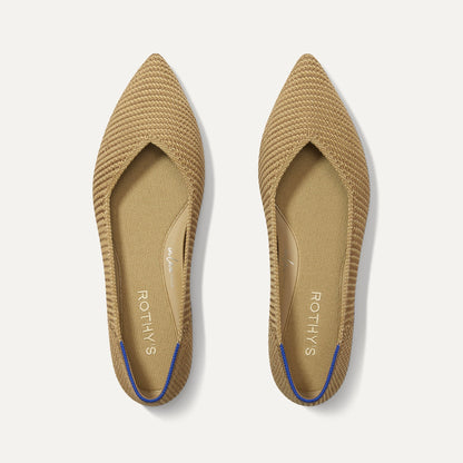 The Point II in Tan Woven | Rothys Women