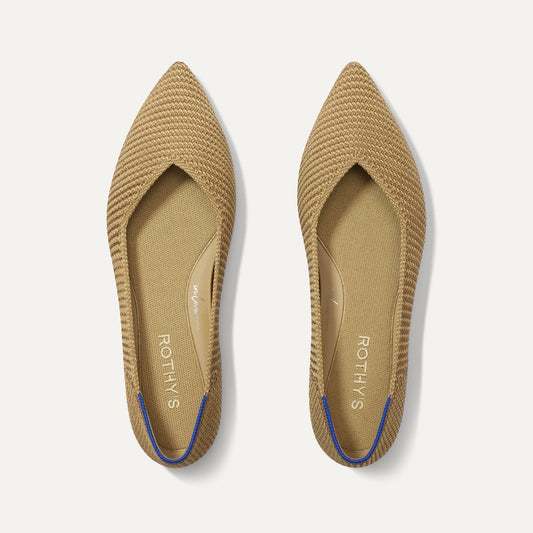 The Point II in Tan Woven | Rothys Women