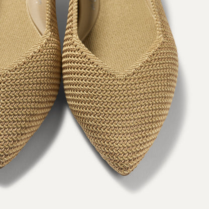 The Point II in Tan Woven | Rothys Women
