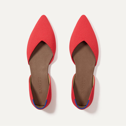 The D'Orsay Point in Red Hot | Rothys Women