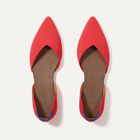 The D'Orsay Point in Red Hot | Rothys Women