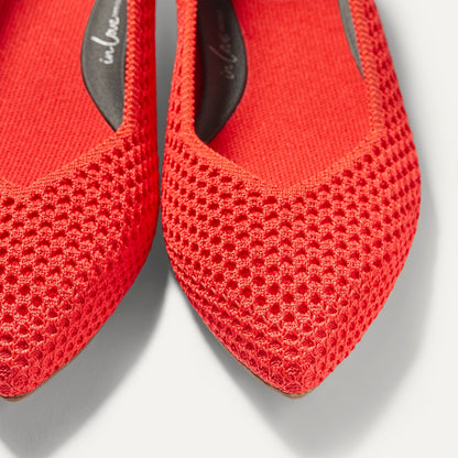 The Point II in Poppy Mesh | Rothys Women