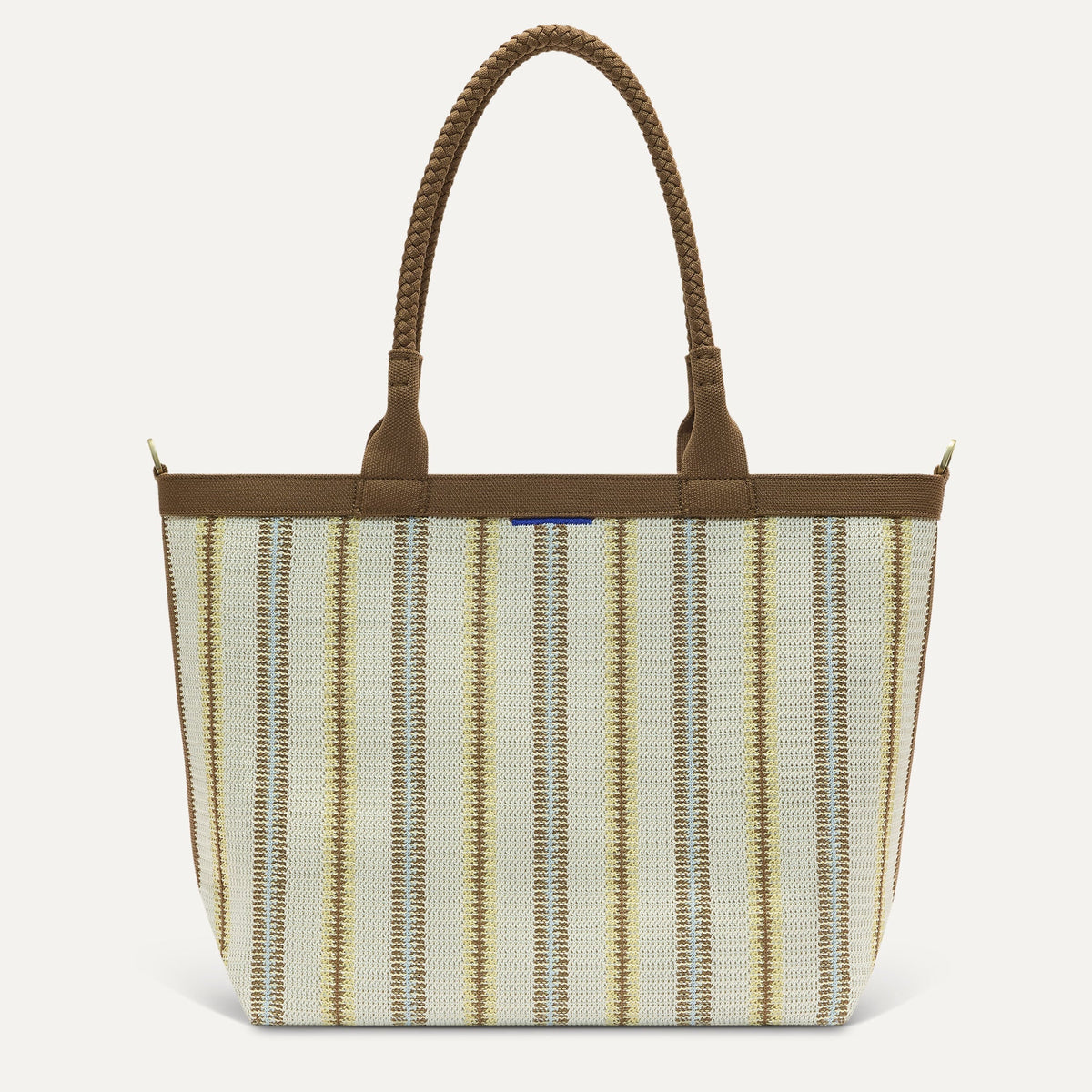 The Lightweight Zipper Tote in Sunbeam Market Stripe | Rothys Bags